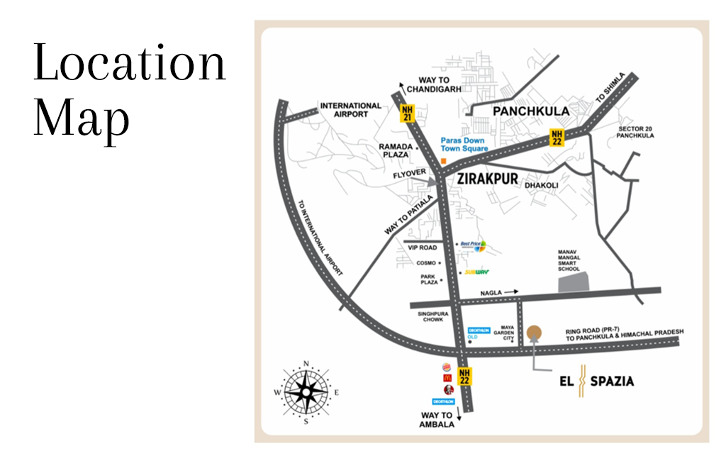 pr7 road Mohali map