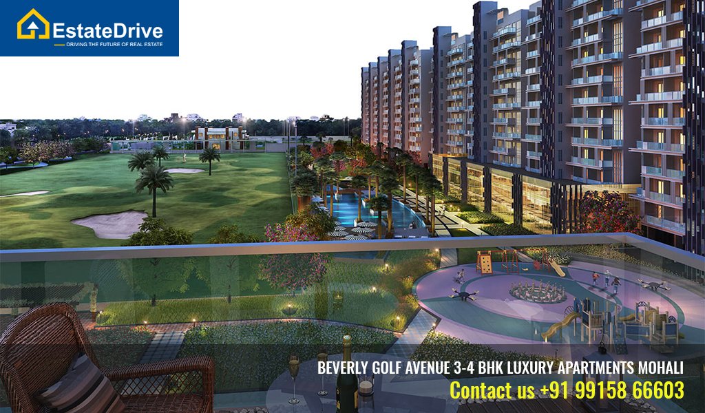Beverly Golf Avenue 3-4 bhk luxury apartments mohali