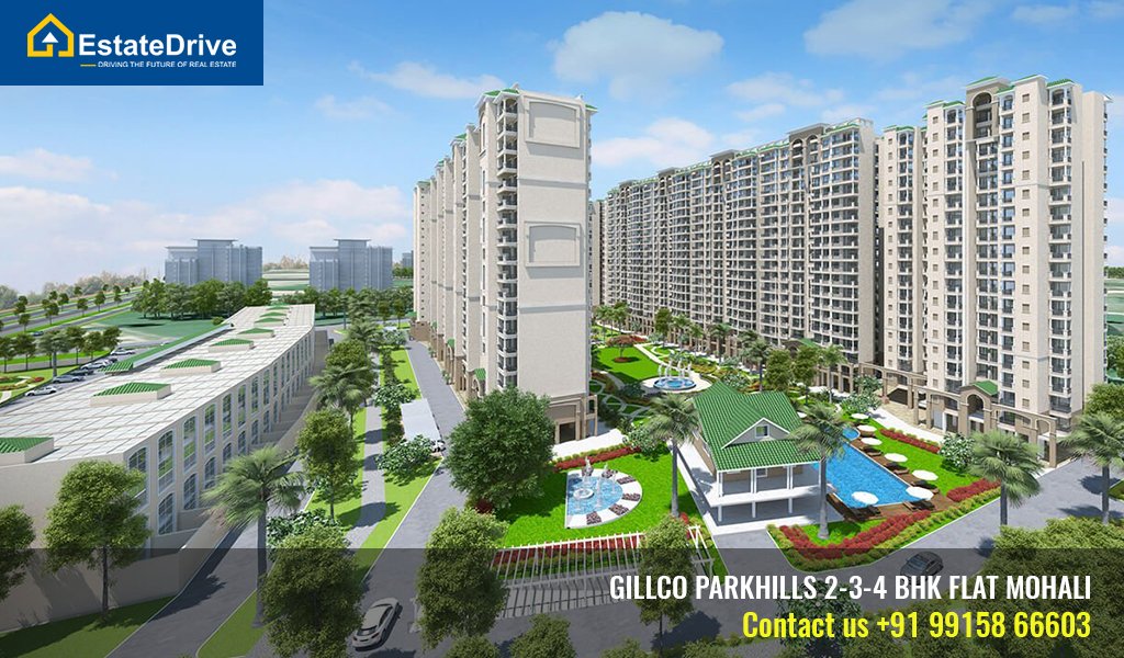 gillco parkhills 2-3-4 bhk flat mohali