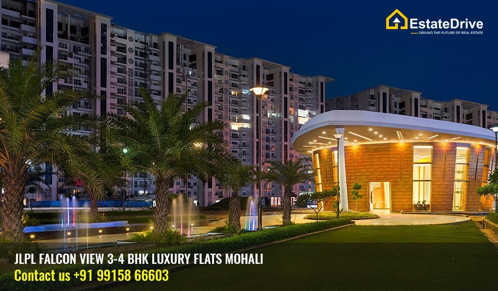 jlpl falcon view 3-4 bhk luxury flats mohali