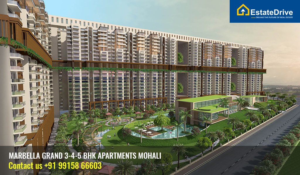 marbella grand 3-4-5 bhk apartments mohali