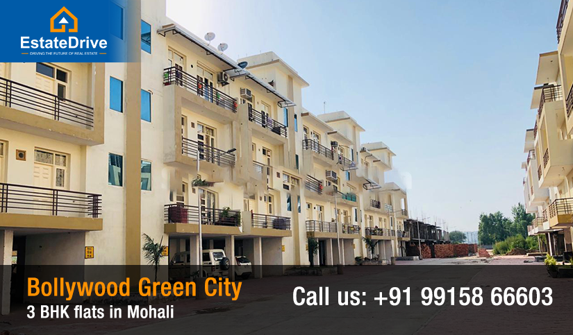 3 BHK flats in Mohali, Bollywood Green City