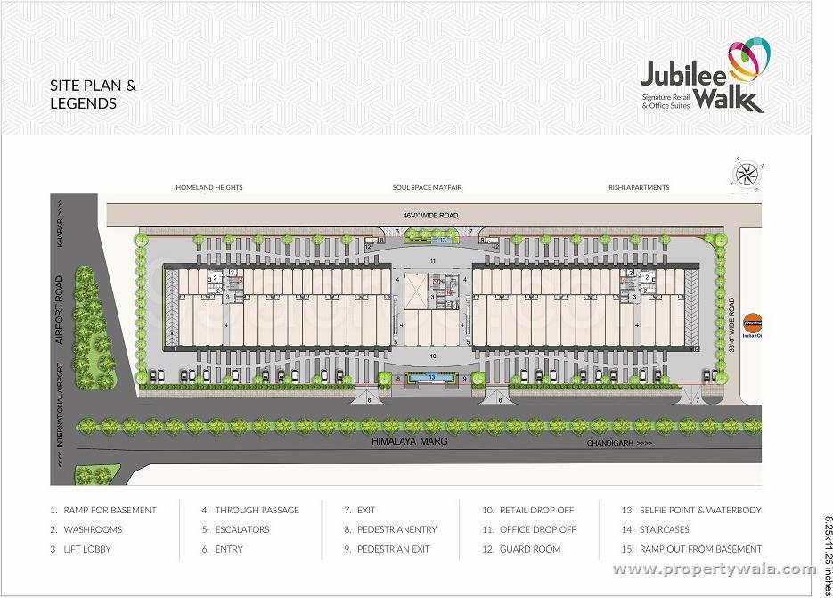 Jubilee Walk Site Plan