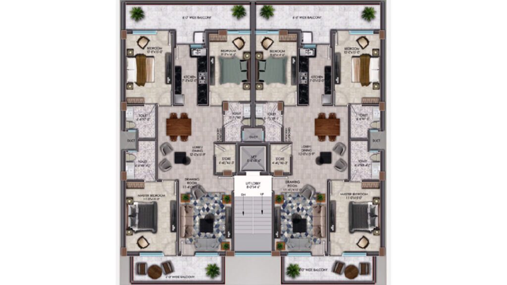 3BHK Apartments in Sivanta Residency