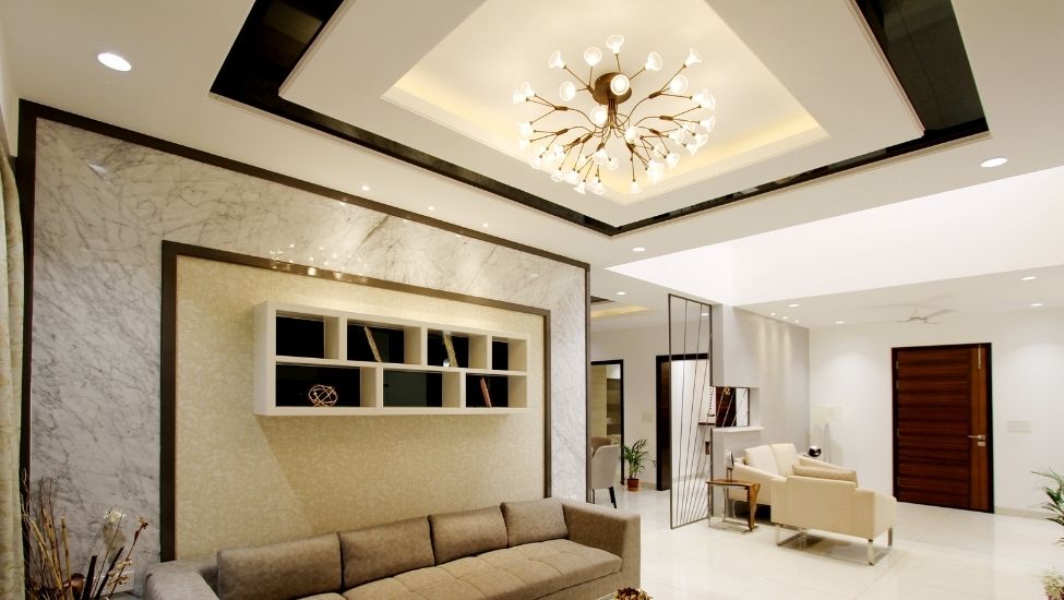 Drawing And Dining Room False Ceiling